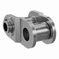 TSUBAKI Offset Link: For Stainless Steel Roller Chains, 80, Single Strand, 1 in Pitch, Plain, 80HPOL