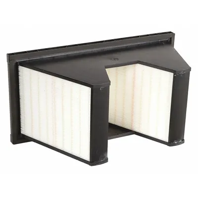 OEM V-Bank Air Filter: 12 in x 24 in x 12 in, Fiberglass, Single Header, 2 Vs - MERV 14 V-Bank Air Filters