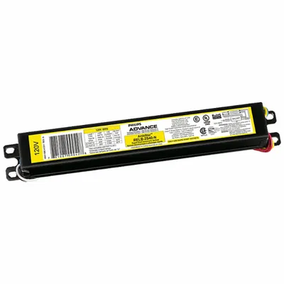 ADVANCE Electronic Ballast: 120V AC, 2 Lamps Supported, 32 W Bulb Watt - Instant Start Electronic Fluorescent Ballasts