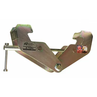 OZ LIFTING PRODUCTS Beam Lifting Clamp, Steel, Shaft, 12 5/8 in Max Jaw Opening - Beam Lifting Clamps