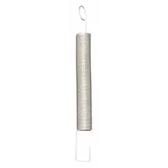 Stainless steel latch spring for REELCRAFT 4000/5000/L 4000/L5000 reel series. Specifically designed for L5000 series. Used as a replacement component to maintain proper latching function on industrial hose or cable reels.