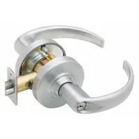SCHLAGE Door Lockset: Office Lever Locksets, Chrome, ADA Compliant (MPN ND50PD SPA 626 KD C123 KWY)