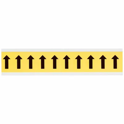 BRADY Symbol Label: 1 in Character Ht, Indoor Only, Non-Reflective, Gothic, Black - Repositionable Letters & Numbers