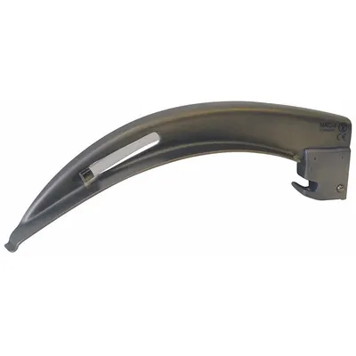 MEDSOURCE Laryngoscope Blade: MacIntosh, 4 Blade Size, Fiber Optic - Laryngoscope Blades