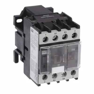 Dayton Magnetic Contactor: Non-Reversing, 4 Poles, 2NO/2NC Contacts, 25 A - Non-Reversing IEC Contactors