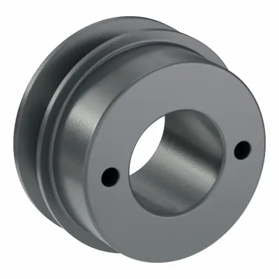 OEM V-Belt Pulley: AK30 - Bushed-Bore Cast-Iron V-Belt Pulleys
