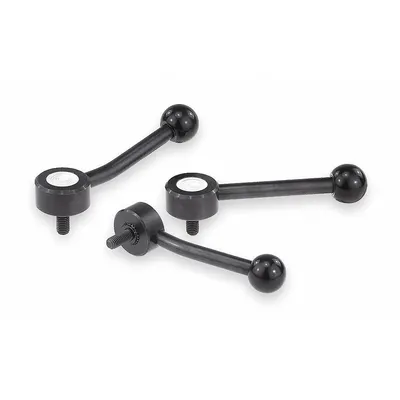 KIPP Adjustable Handle: Steel, 3/8"-16 Thread, 25 mm Thread Lg - Low-Profile Adjustable Tension Levers with Threaded Stud