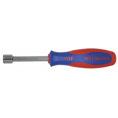 WESTWARD Hollow Round Shank Nut Driver: Straight, SAE, Without Magnetized Tip, Std - Standard Nut Drivers