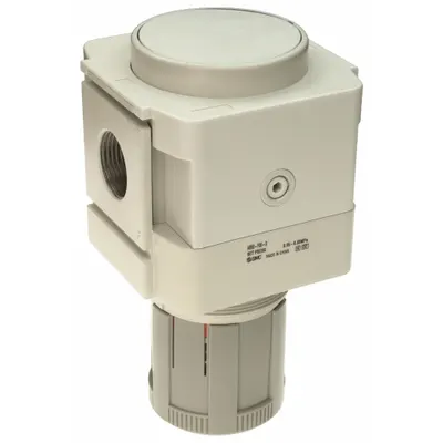 SMC Regulator: Die-Cast Aluminum, 3/4 in G, 7.251887 psi to 123.2821 psi - SMC FRL Air Regulators