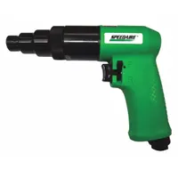 SPEEDAIRE Air Screwdriver: 1/4 in, Medium Duty, 800 RPM, Trigger, Positive, 29 cfm Air Consumption