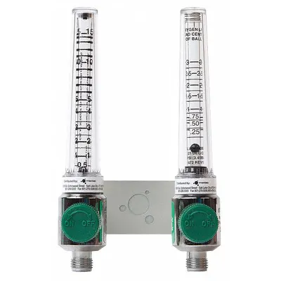 MAXTEC Blender Buddy: Flow Meter, 10 in Overall Lg - Air-Oxygen Mixer & Blender Accessories