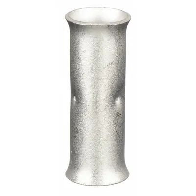 QUICKCABLE Open Barrel Splice: 4/0 AWG Wire Size, 2.08 in, Tin Plated Copper Barrel - Crimped Butt Splice Compression Connectors