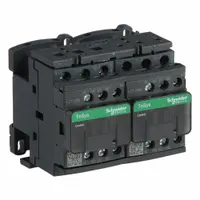 SCHNEIDER IEC Magnetic Contactor: Reversing, 3 Poles, 3NO Contacts, 9 A, 24V AC Coil (MPN LC2D09B7V)