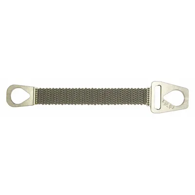 LIFT-ALL Wire Mesh Sling: Type 1, 10 ga Wire Gauge, Steel, 3 ft Sling Lg, 12 in Sling Wd - Triangle & Choker Wire Mesh Slings