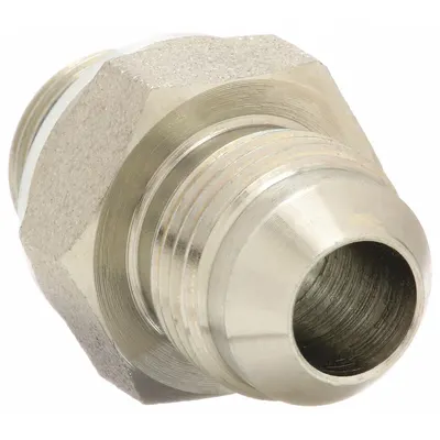 ADAPTALL Hydraulic Hose Adapter: 5/8 in x 1/2 in Fitting Size, Male x Male, NPT x NPT - NPT-to-NPT Steel Hydraulic Hose Adapters