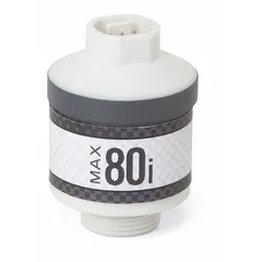 Medical oxygen sensor for 100% oxygen measurement. Response time less than 5 seconds. Operating life greater than 1,200,000% oxygen hours. Suitable for use in ventilators and anesthesia machines.