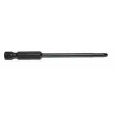 Imperial Torq-Set head bit, #1 industry size, with standard hex shank. Made from S2 steel. Supplied as a 5-pack. Used for driving Torq-Set fasteners in precision assembly applications.