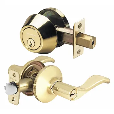 MASTER LOCK Door Locket-Deadbolt Combo: Office Lever Locksets