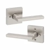 KWIKSET Door Lever Lockset: Privacy Lever Locksets, Nickel, ADA Compliant (MPN 730HFL-SQT-15-6AL-RCS)