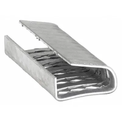 OEM Strapping Seal: Fits 5/8 in Strap Wd - Gripper Seals for Polyester Strapping
