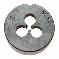 WESTWARD Alloy Steel Die, 6-32 UNC: CCT1060-105, Die