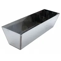 MARSHALLTOWN Drywall Mud Pan: Stainless Steel, 4 in Overall Wd, 12 in Overall Lg (MPN 6395)