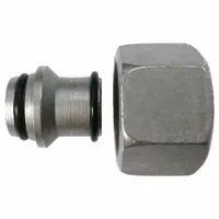 BRENNAN INDUSTRIES Compression Fitting Cap: 16 mm OD size, M24x1.5 Thread Size, Compression, Volz (MPN D0304-C-S16-SS)