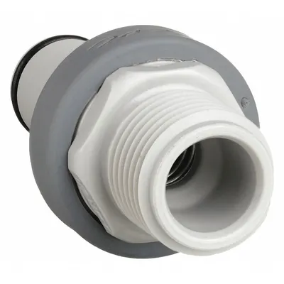 COLDER Quick Connection Insert: Insert, 1/2 in Pipe Size, NPT x MNPT, Polypropylene - Polypropylene Quick-Disconnect Tube Fittings