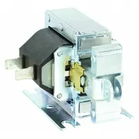 Solenoid: 120V AC, 1/4 in to 1 in, 64.0 to 160.0 oz, 2 1/16 in Dp, 2 1/2 in Lg, 1 13/16 in Wd (MPN 7014)