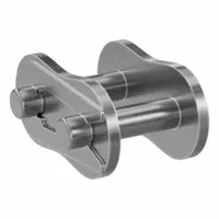 TSUBAKI Connecting Link: For Stainless Steel Roller Chains, 40, Single Strand, 1/2 in Pitch, 5 PK (MPN 40 AS C/L)