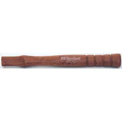 Wood replacement handle for tire hammers. Overall length 15 in, overall height 1 1/2 in. Used to replace worn or broken handles on tire hammers in automotive and industrial maintenance.