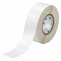 Pre-Cut Label Stock Roll: 1/4 in x 2 in, 1/4 in, Polyester, White (Gloss), 10,000 Labels per Roll (MPN THT-48-473-10)