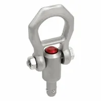 JW WINCO Quick-Release Hoist Ring: Stainless Steel, 607 lbf Load Limit, 10 mm Pin Dia (MPN 1130-10-50-NI)
