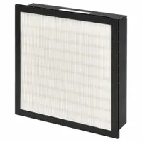 Minipleat Air Filter: 20 in x 20 in x 6 in, Synthetic, Plastic, Single Header, MERV 11