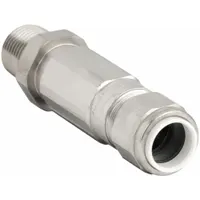 Enhanced Rating Cord Connector: Brass, 1/2 in MNPT, 0.12 in to 0.34 in, Silver (MPN 2016T30505)