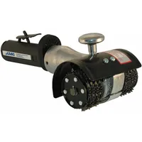 AURAND Air Powered Scarifier: Palm-Grip, 5 in Cleaning Area, Includes Dust Shroud, 3/4 hp (MPN KP5V)
