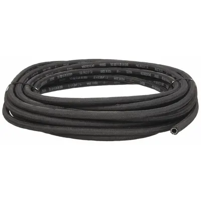 BOSTON Hydraulic Hose: 350 psi, 1/2 in Hose Inside Dia., 1 53/64 in Hose Outside Dia. - Boston H101 Bulk Hydraulic Hoses with Single Fiber-Braid Reinforcement