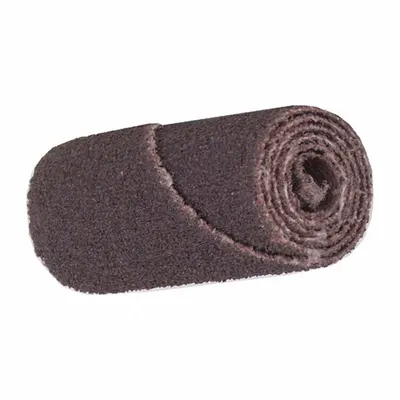 MERIT Cartridge Roll: Straight, 5/8 in Dia x 1 1/2 in L, 3/16 in Pilot, Aluminum Oxide - General Purpose Cartridge Rolls for All Metals