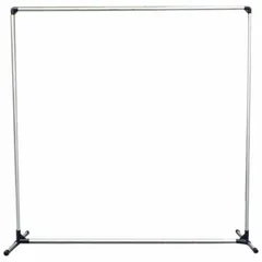 The ACCUFORM Welding Screen Frame (PWD300) is a 6 ft high by 6 ft long frame designed to support welding curtains. It is used to create portable enclosures that help contain sparks, UV light, and fumes in industrial settings such as manufacturing and fabrication facilities.