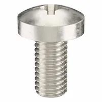 Machine Screw: M8x1.25 Thread Size, 16 mm Lg, 316, Stainless Steel, Plain, Pan, Phillips, 5 PK (MPN ZSCRW-509)