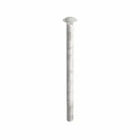 Carriage Bolt: Square Neck, 1/2"-13 Thread Size, 8 in lg, Steel, Grade 2, 5 PK (MPN ZBOLT-783)