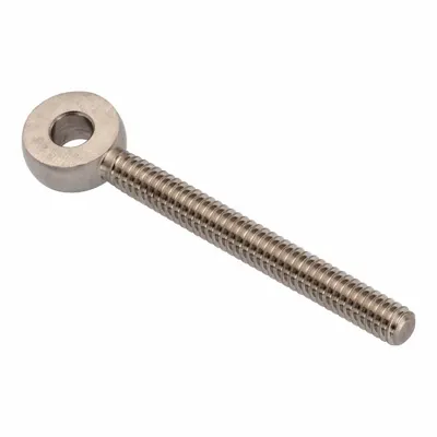 AMPG Fixed Rod End: Stainless Steel, Plain, 3 in Hole Center-to-End Lg, Left Hand - Stainless Steel Male Threaded Fixed Rod Ends