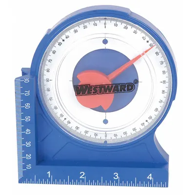 WESTWARD Angle Finder: 5 Quadrants, 4 5/8 in Base Lg, Magnetic, Degrees - Angle Locators