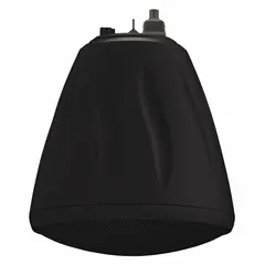 Passive 2-way pendant-mount speaker with 4 ohm impedance and 7 3/4 in overall width. Suitable for outdoor use in covered areas such as patios, gazebos, or commercial spaces where a flush-mount, weather-resistant sound solution is required.