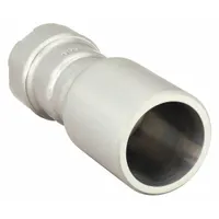 VIEGA MEGAPRESS Crimp Fitting: 1 1/2 in Pipe x 1 in Pipe Size, FTG x Press-fit, Steel, EPDM (MPN 26025)