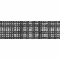 Drainage Mat: 15 ft x 3 ft, 1/2 in Thick, Grit, Black, Natural Rubber, Beveled Edge (MPN 3917609203x15)