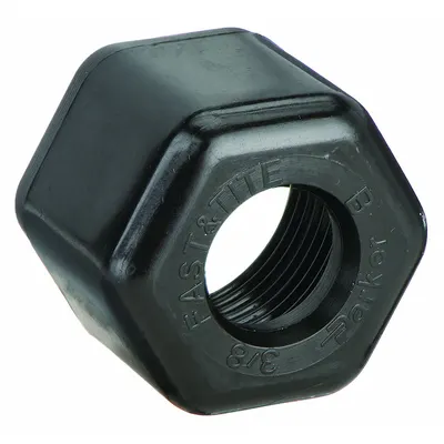 PARKER Compression Fitting Nut: 5/8 in OD Size, Compression - Polypropylene Compression Tube Fittings