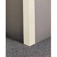 PAWLING CORP Corner Guard: Corner Guard System, PETG, Eggshell, 2 in Leg Wd, 8 ft Overall Ht (MPN CGPFT-72-8-370)