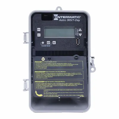 INTERMATIC Electronic Timer: 7 day, Astronomic, 120-277V AC, SPDT - Digital Timer Switches