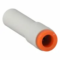 SMC Push-Fit Adapter Fitting: 3/16 in OD x 5/16 in OD Size, Push-to-Connect x Push-to-Connect, Brass (MPN KQ2R05-09A)